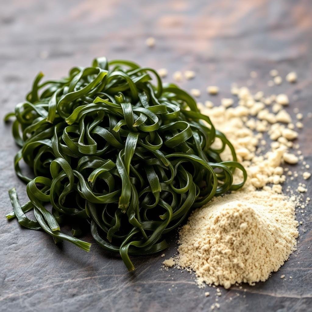 Organic kelp seaweed used in Pawbiotix formula