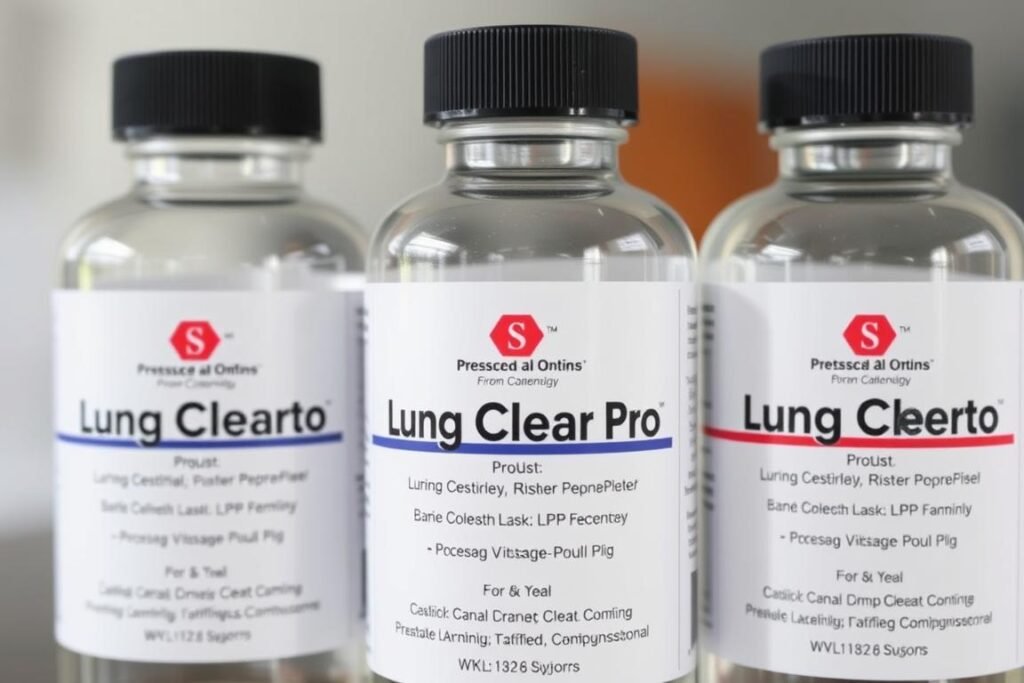 Three bottles of Lung Clear Pro - popular package
